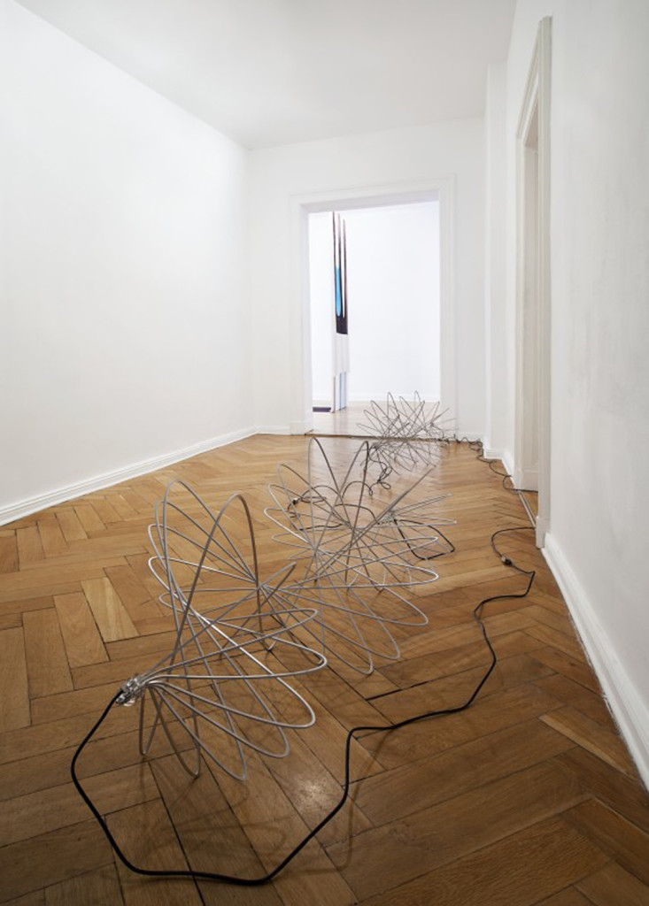 View of Spiros Hadjidjanos 'Network Sculptures' (2010-2014) at Future Gallery, Berlin