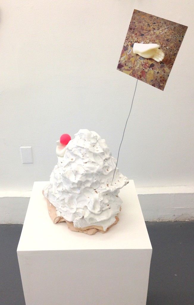 Sara Megenheimer, Sculpture from "Which arbitrary thing are you", Cleopatra's, Brooklyn, 2014