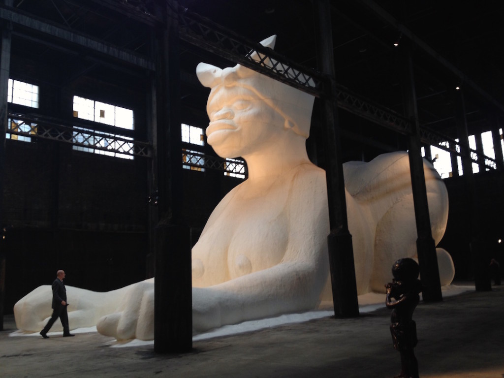 Kara Walker, A Subtlety or the Marvelous Sugar Baby, Domino Sugar Factory, Williamsburg, Brooklyn, Sponsored by Creative Time, Photograph by Katy Hamer, 2014