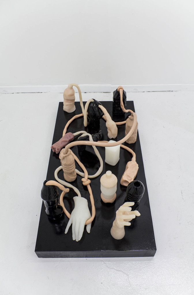 Phillip Birch, Tumorigenesis (Stage 1- Dyspeptic Desire Machines) Ceramic, silicone, urethane foam, MDF, Image courtesy of the artist