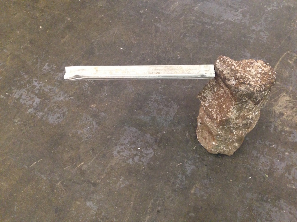 Michael E. Smith, Untitled sculpture, 2015, Work made using whale vertebrae and the rung of a ladder, KOW, Berlin, Photograph by Katy Hamer, The Armory Show, 2015 