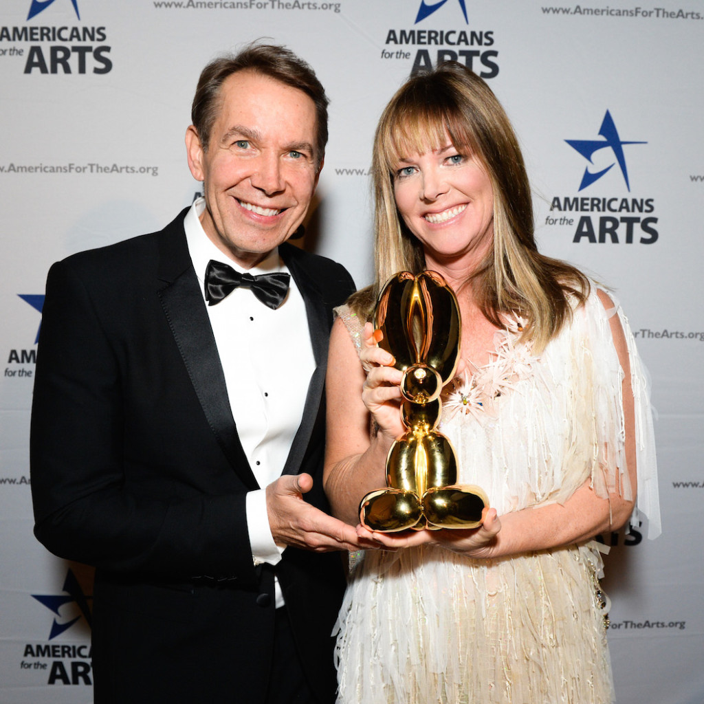  Jeff Koons & Maria Bell, Americans for the Arts Awards, Photograph courtesy of BFA, 2015