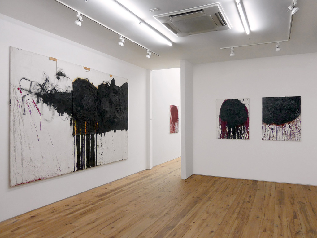 Hermann Nitsch, Installation view at Marc Strauss Gallery, NY, Photograph courtesy of the gallery, 2015