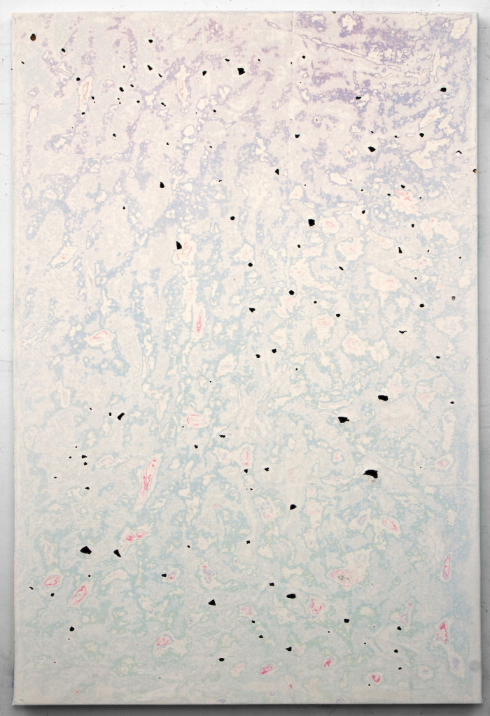 Kadar Brock deredemirtdx (ffbsts) 2014-2015 oil, flashe, house paint and spray paint on canvas 60x48" / 152.4x121.9cm Courtesy the artist and PATRON Chicago