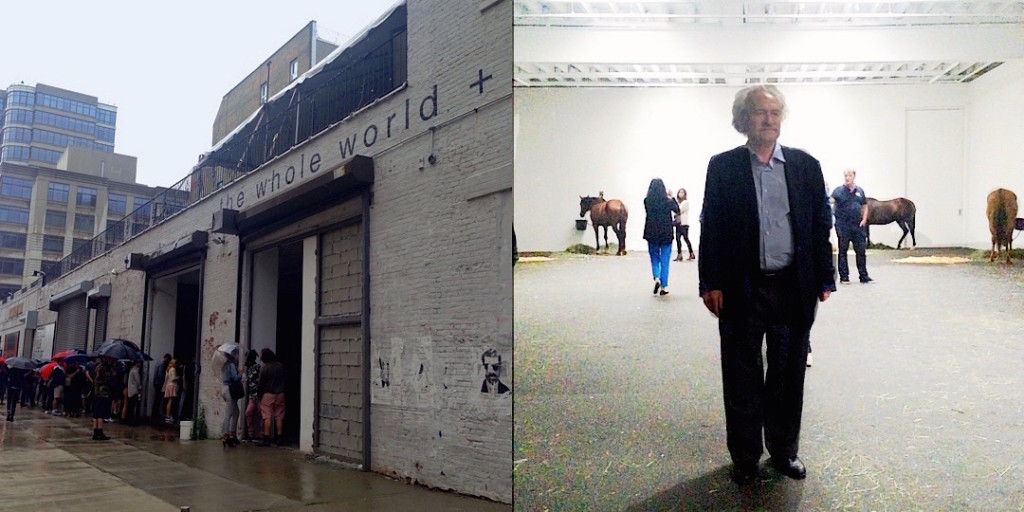 Jannis Kounellis at Gavin Brown Enterprise in Greenwich Village, NY, 2015, Photograph/s by Katy Hamer