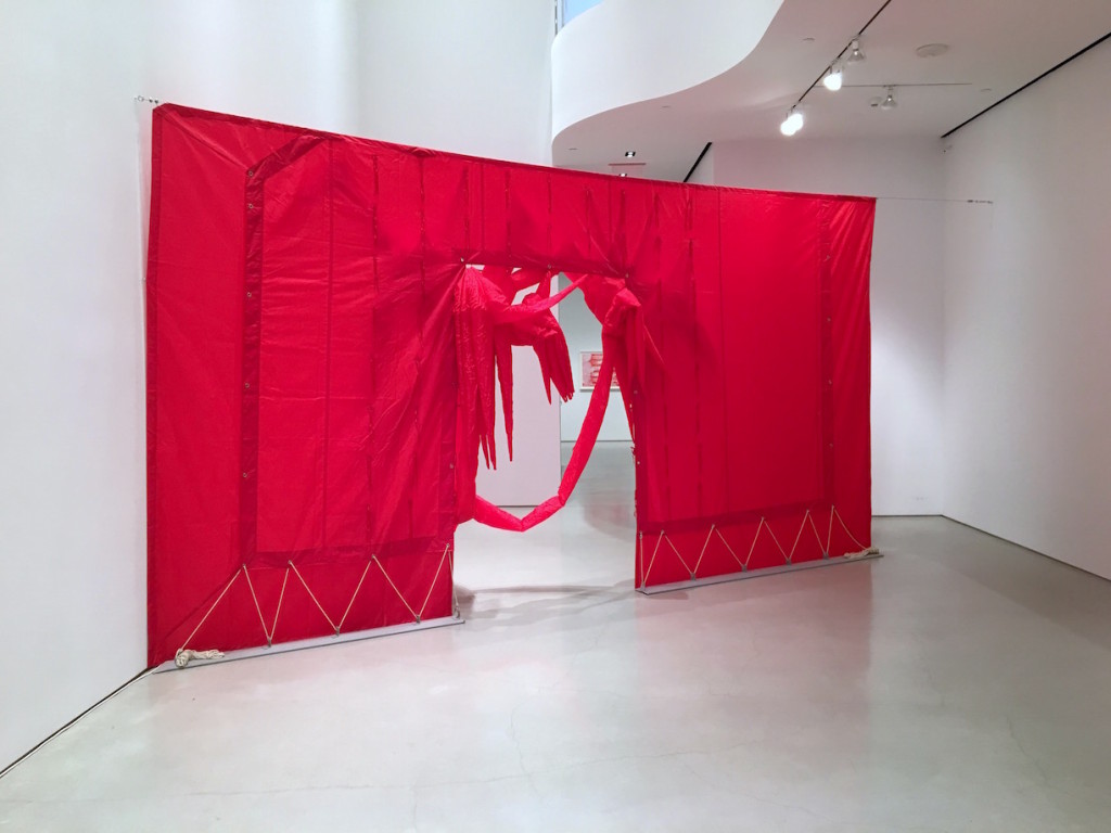 Otto Piene, Red Sundew 2, (1970) Installation view, Sperone Westwater, NY, Photograph by Jongho Lee, 2016