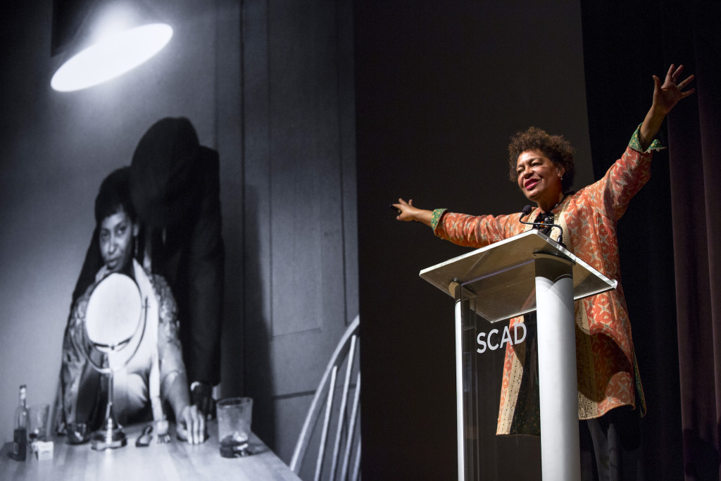 Carrie Mae Weems, Savannah College of Art and Design, Trustees Theater, Savannah, GA, For deFINE ART, 2016