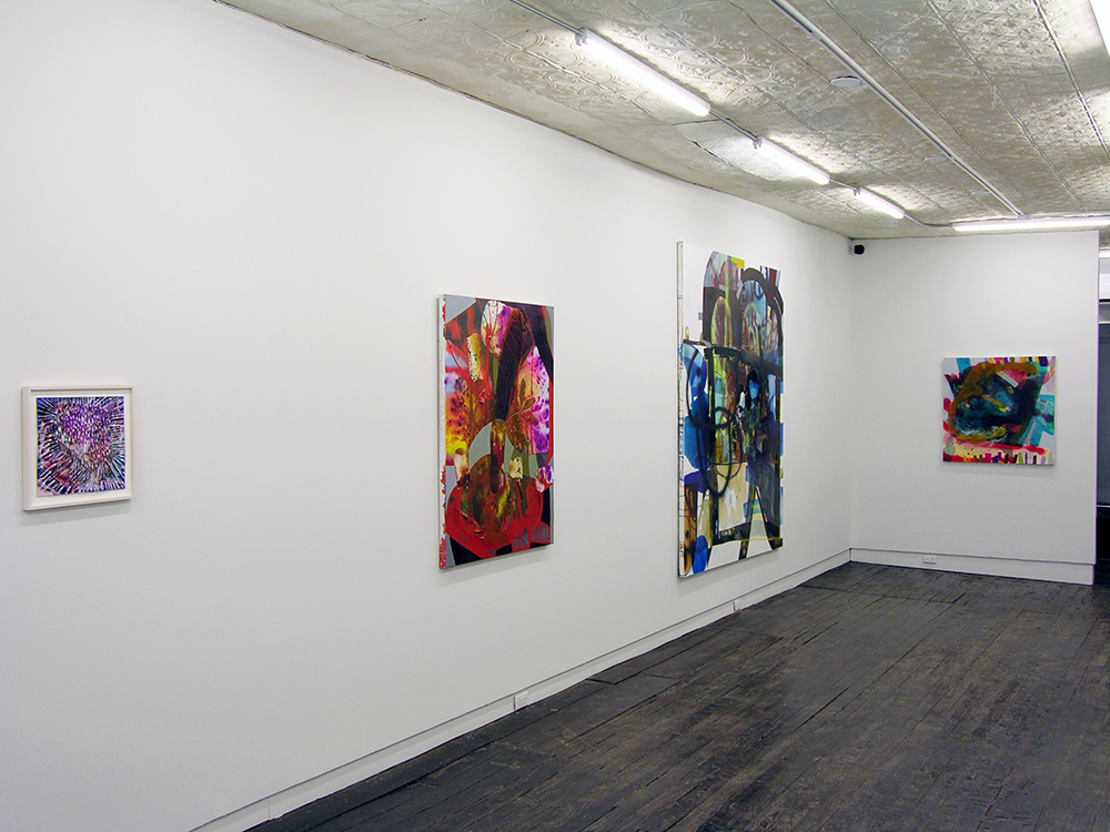 Erika Ranee, Installation view, "Gasoline Rainbows" Image courtesy of the gallery, 2016