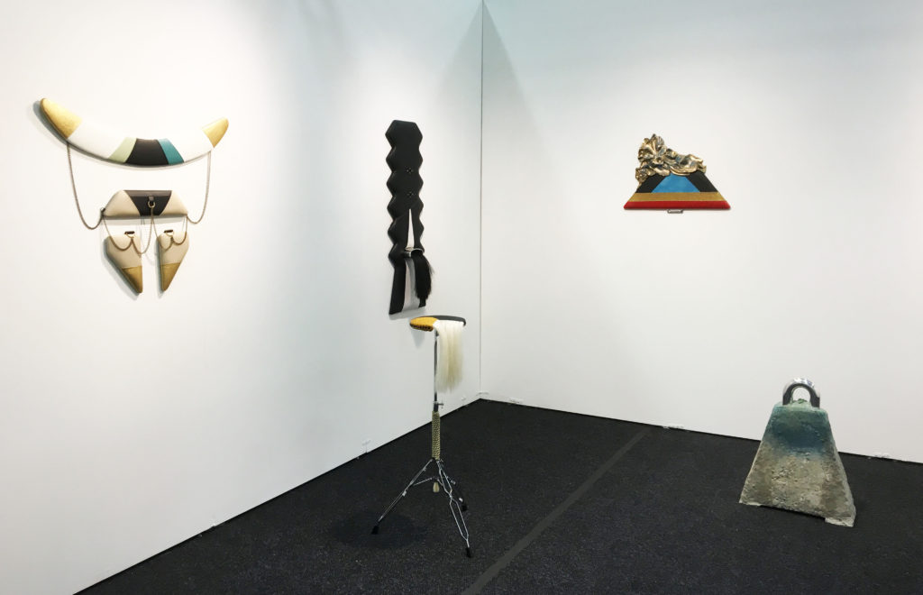 Installation view of Trish Tillman's sculptures 